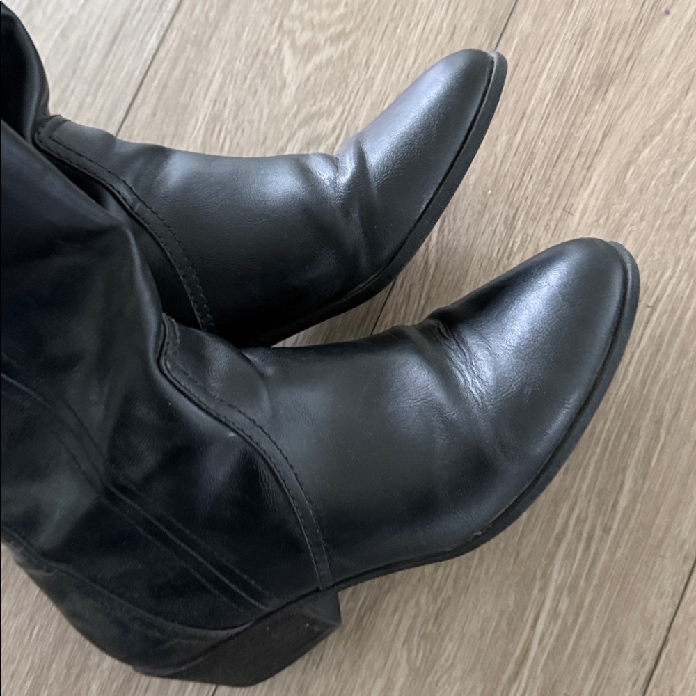 Dr Scholl’s Classic Black Knee-High Boots - Women's size 9 Wide calf - Picture 5 of 7